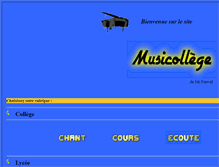 Tablet Screenshot of musicollege.net